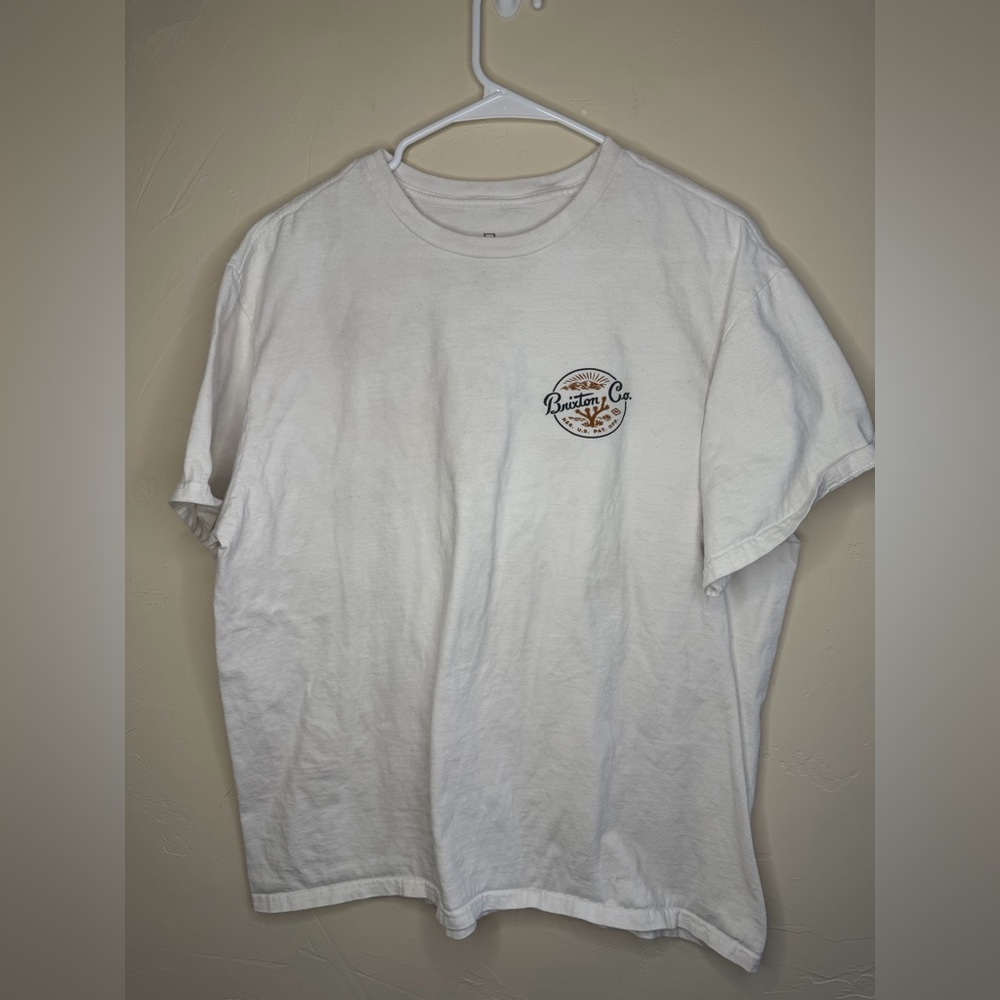 Brixton White Graphic Tee